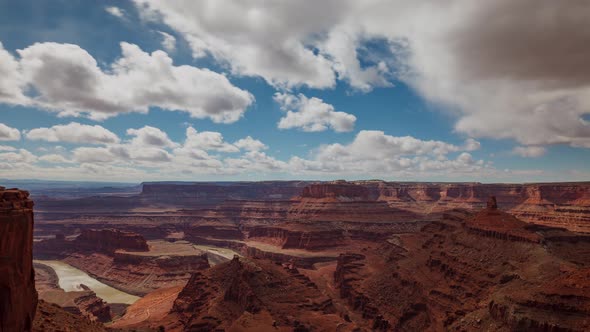 Cloud Time Lapse Canyons Utah Landscape