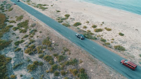 Chasing a Car on The Beautiful Sea Road