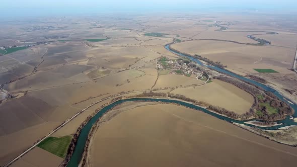 Meandering River on Alluvial Plain