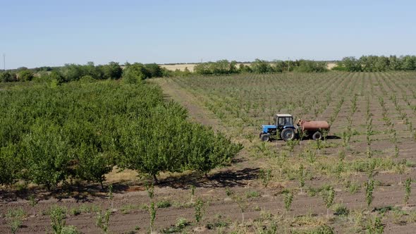 Agriculture field Aerial Drone Footage