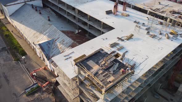 Modern Aerial Landscape with Construction Aerial for Urban Design