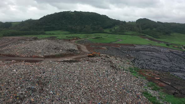 Large Garbage Dump on the Island of Mauritius