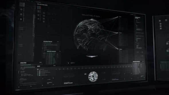 Cyber software finds the location of the criminals computer on the world map alt