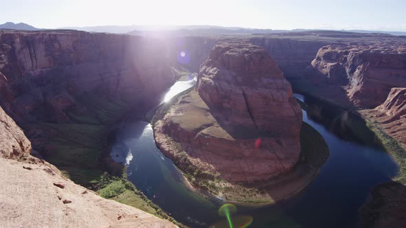 Pan right of the Horseshoe Bend