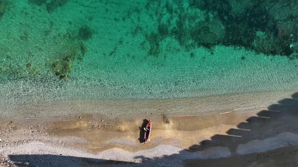 Small Beach Near the Fortress Alanya Turkey