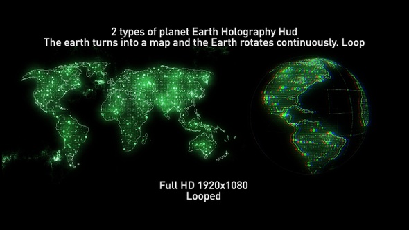 Earth Hologram Hud