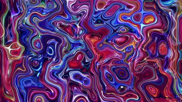 Blue red color shiny marble liquid animated  background