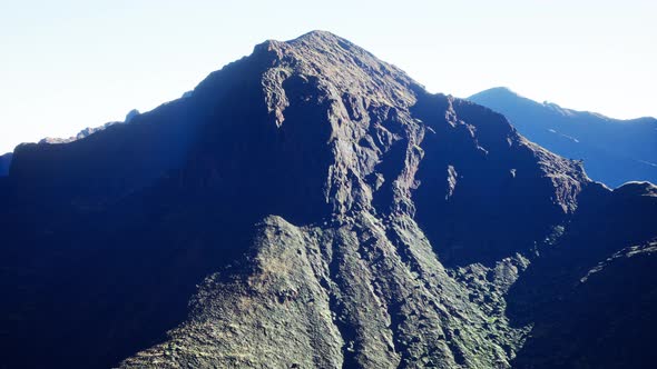 Aerial Rocky Mountains Landscape Panorama