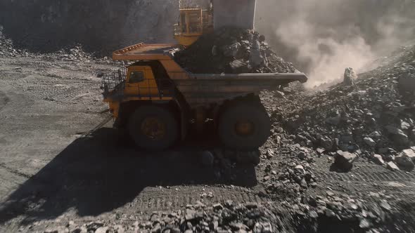 Large Quarry Dump Truck