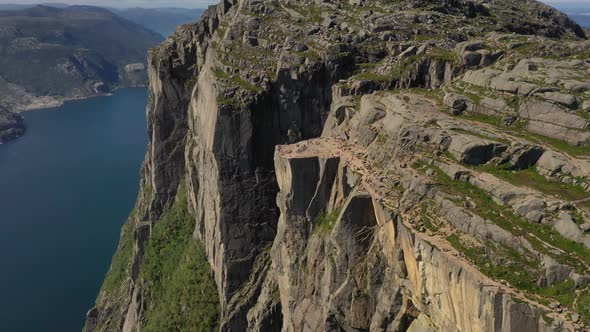 Pulpit Rock Preikestolen Beautiful Nature Norway