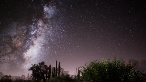 The Milky Way Above the Utah Desert USA