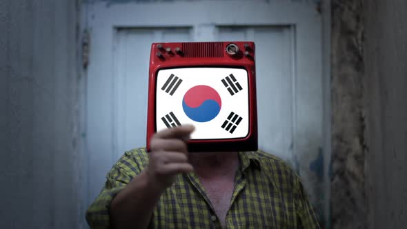 South Korean TV Man.