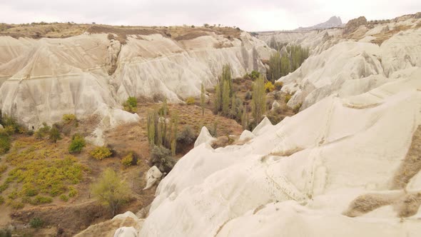 Aerial View Cappadocia Landscape