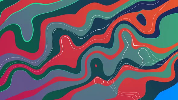 Abstract colorful wavy background