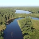 Forest River in the Summer Taiga From a Height of Flight - VideoHive Item for Sale