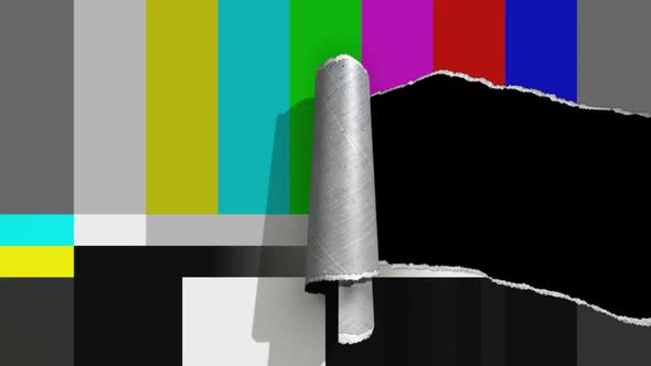 Ripped Screen Color Bar alt