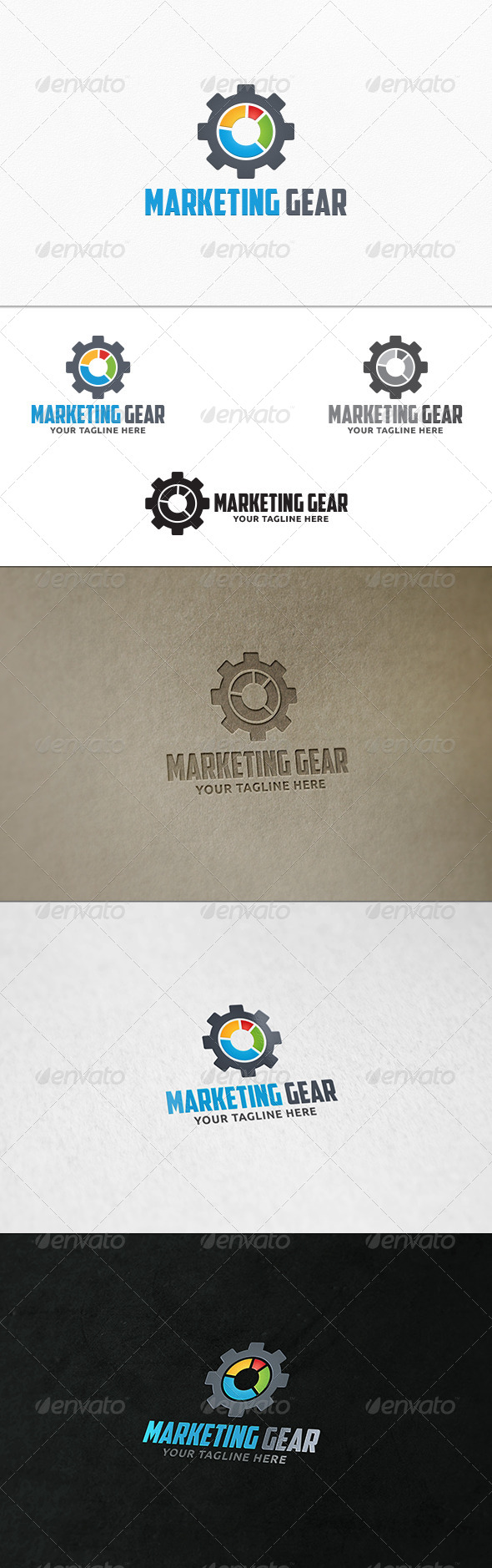 Marketing Gear - Logo Template