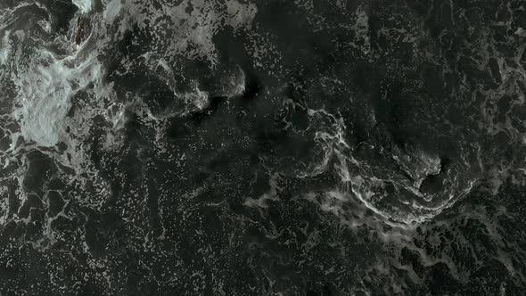 Black Beach Aerial Shoot, Los Gigantes, Tenerife, Canary Islands, Spain