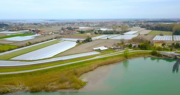 Nyloncovered Fields in the Middle of the Cities