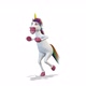 Unicorn Dancing A Running Man Dance on White Background  - VideoHive Item for Sale