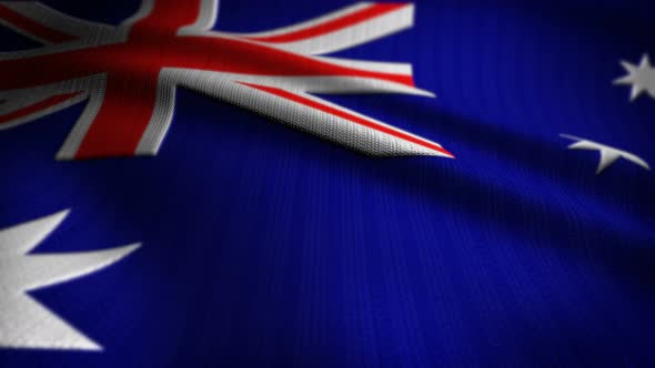 Australia Flag Seamless Loop