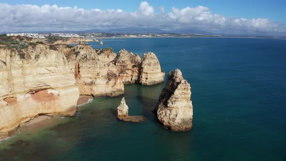 Ponta da Piedade with cliffs, Algarve, Portugal