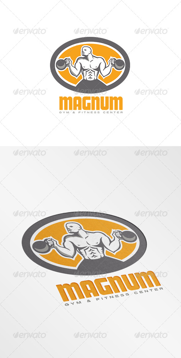 Magnum Gym and Fitness Center Logo