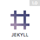 Hashtag for Jekyll - An Elegant Blog Theme - ThemeForest Item for Sale