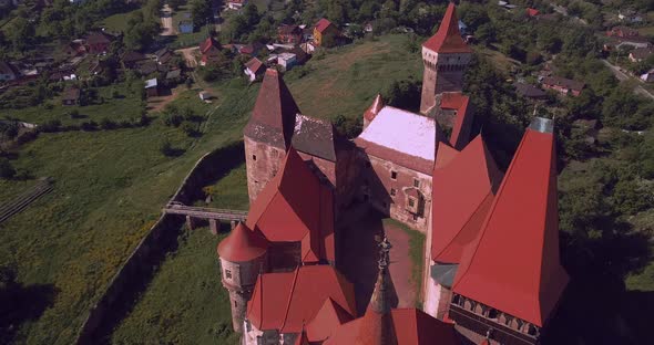 Corvin Castle In Transylvania, Romania