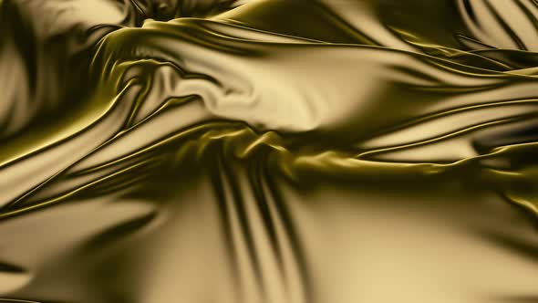 Luxurious textile in gold color.