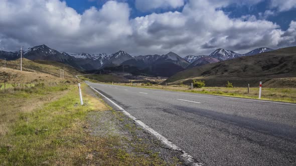 Road to Arthurs Pass New Zealand