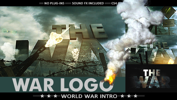 War Logo - Realistic Military Intro
