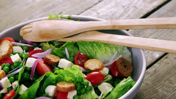 Salad in bowl