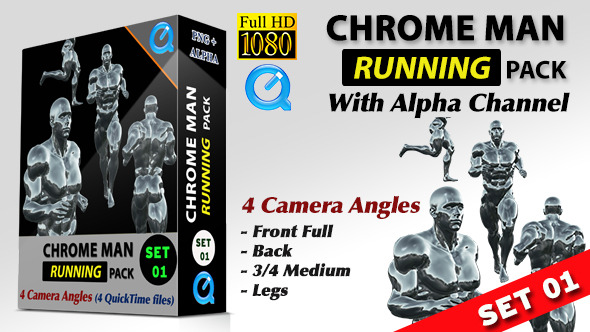 Chrome Healthy Man Running Pack Set 1