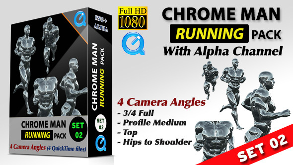 Chrome Healthy Man Running Pack Set 2