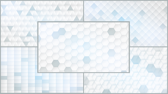 White Tiled Background-5 Pack