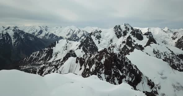 Huge Snow Mountains