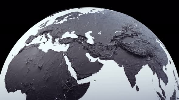 3D Earth Globe In 4K