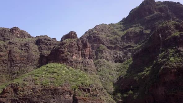 Drone footage of the Masca Gorge - Tenerife - Canary Islands