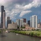 Chicago River and Willis Tower Beautiful Day  - VideoHive Item for Sale