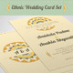 Ethnic Wedding Card Set - GraphicRiver Item for Sale
