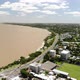Aerial Panoramic View of Colonia del Sacramento Bay - VideoHive Item for Sale