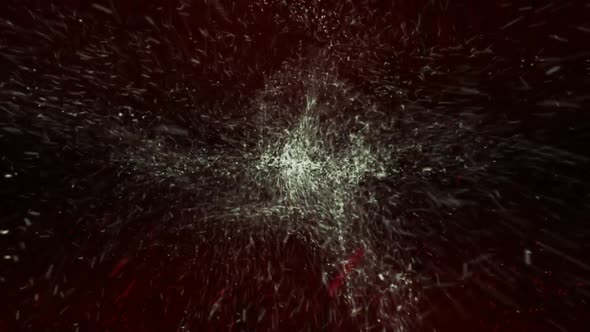 Digitally generated video of fire  alt