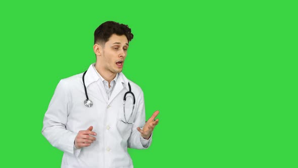 Dancing Doctor Has Some New Ideas on a Green Screen, Chroma Key