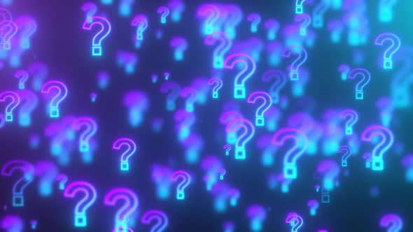 Glowing Question Marks