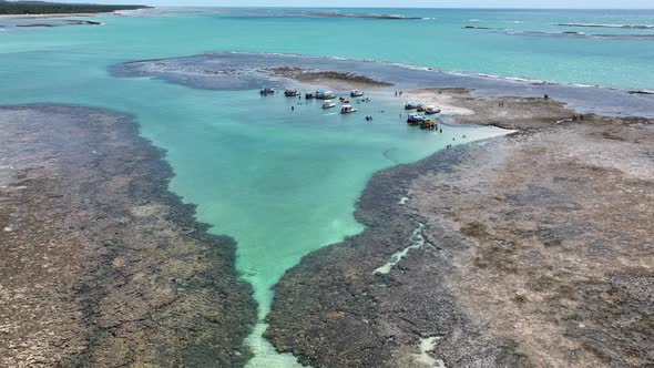 Northeast Brazil. Sao Miguel dos Milagres Beach at Alagoas Brazil.