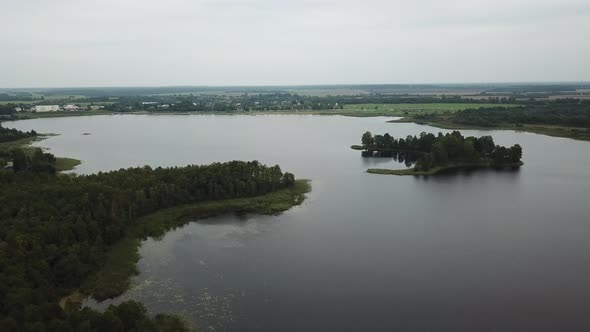 Beautiful Landscape Of The Lake Sosna