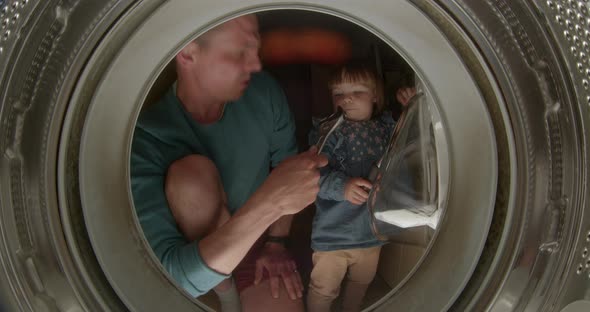 Dad Sings Song Wrench Board Washing Machine Drum