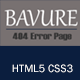 Bavure - Responsive 404 Error Template - ThemeForest Item for Sale