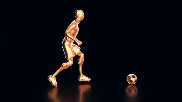 3D motion design of a football game